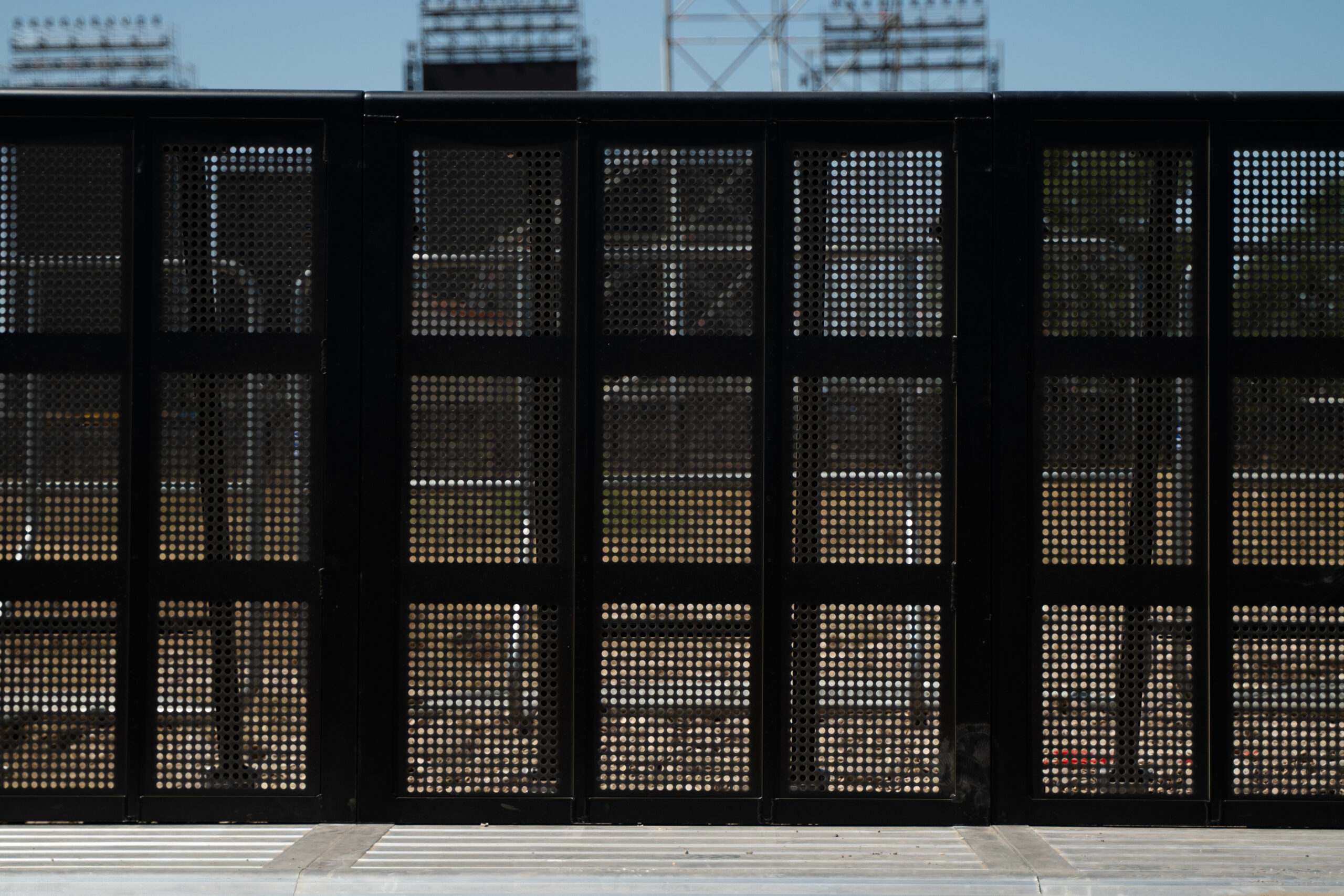 MOJO Barriers Stage Barrier Aluminium-Konstruktion